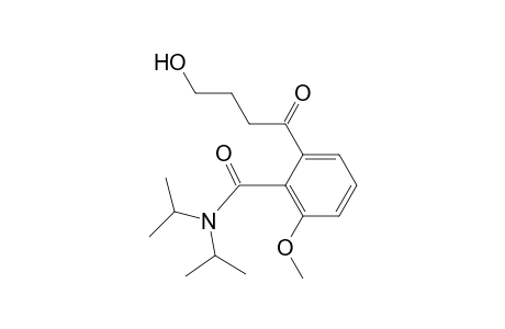 2-(4-hydroxy-1-oxobutyl)-6-methoxy-N,N-di(propan-2-yl)benzamide