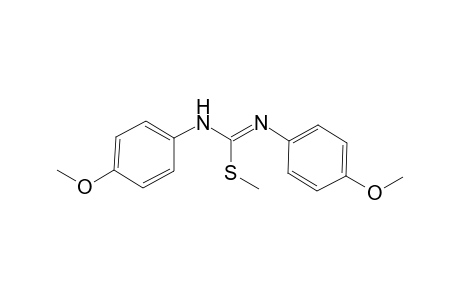 Methyl N,N'-bis(4-methoxyphenyl)imidothiocarbamate