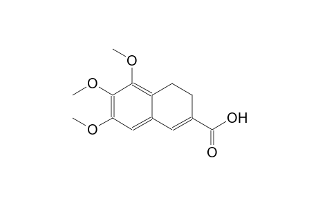 5,6,7-trimethoxy-3,4-dihydro-2-naphthalenecarboxylic acid