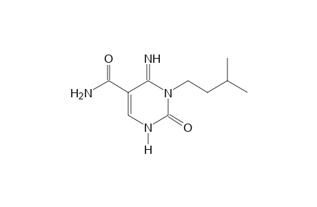 4-IMINO-3-ISOPENTYL-2-OXO-1,2,3,4-TETRAHYDRO-5-PYRIMIDINECARBOXAMIDE