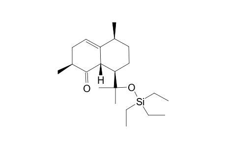 Hexahydro-2,5-dimethyl-8-[1-(triethylsilyl)oxy-1-methylethyl]-1(2H)-naphthalenone