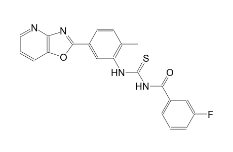 N-(3-fluorobenzoyl)-N'-(2-methyl-5-[1,3]oxazolo[4,5-b]pyridin-2-ylphenyl)thiourea