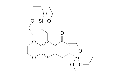 3,4-Ethylenedioxy-2,6-bis[2-(triethoxysilyl)ethyl]acetophenone