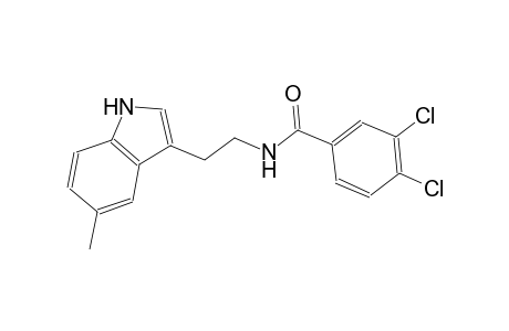3,4-dichloro-N-[2-(5-methyl-1H-indol-3-yl)ethyl]benzamide
