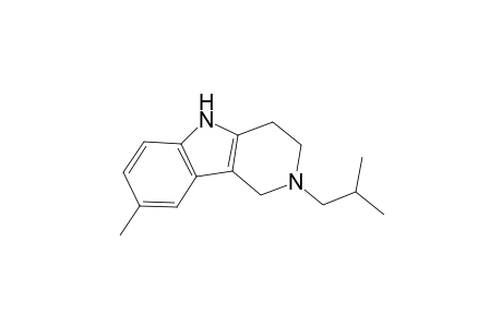 2-Isobutyl-8-methyl-2,3,4,5-tetrahydro-1H-pyrido[4,3-b]indole