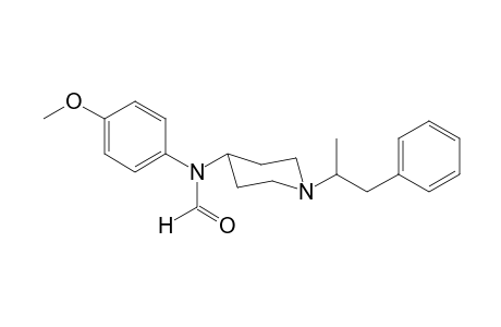 N-4-Methoxyphenyl-N-[1-(1-phenylpropan-2-yl)piperidin-4-yl]formamide