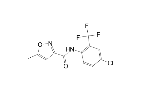 N-[4-chloro-2-(trifluoromethyl)phenyl]-5-methyl-3-isoxazolecarboxamide