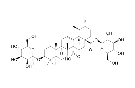 1-O-[(3beta)-27-Hydroxy-3-(beta-D-mannopyranosyloxy)-27,28-dioxours-12-en-28-yl]-beta-D-glucopyranose