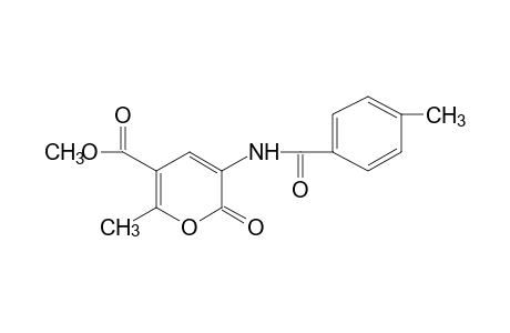 6-METHYL-2-OXO-3-(p-TOLUAMIDO)-2H-PYRAN-5-CARBOXYLIC ACID, METHYL ESTER