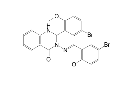 2-(5-bromo-2-methoxyphenyl)-3-{[(E)-(5-bromo-2-methoxyphenyl)methylidene]amino}-2,3-dihydro-4(1H)-quinazolinone