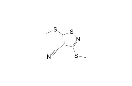 4-Isothiazolecarbonitrile, 3,5-bis(methylthio)-