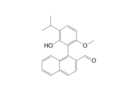 1-(3'-Isoproyl-2'-hydroxy-6'-methoxyphenyl)naphthalene-2-carbaldehyde