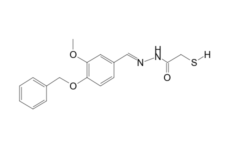 2-MERCAPTOACETIC ACID, [4-(BENZYLOXY)-3-METHOXYBENZYLIDENE]HYDRAZIDE