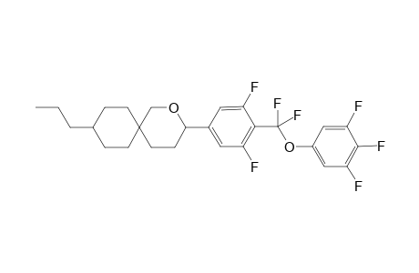3-[4-[difluoro-(3,4,5-trifluorophenoxy)methyl]-3,5-difluoro-phenyl]-9-propyl-2-oxaspiro[5.5]undecane