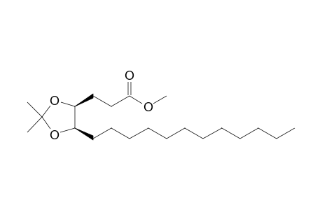 (4R,5S)-2,2-Dimethyl-4-methoxycarbonylethyl-5-dodecyl-1,3-dioxane