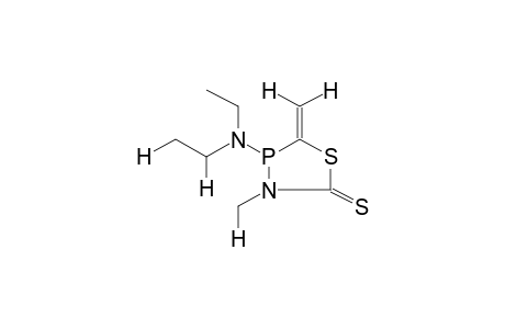 2-METHYLENE-3-DIETHYLAMINO-4-METHYL-5-THIOXO-1,4,3-THIAZAPHOSPHOLANE