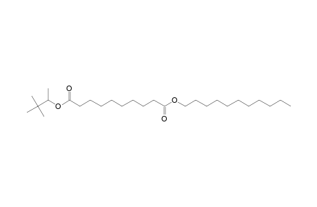 Sebacic acid, 3,3-dimethylbut-2-yl undecyl ester