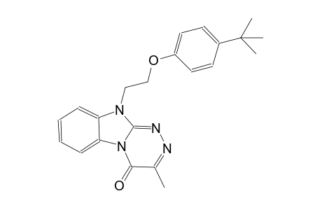 [1,2,4]triazino[4,3-a]benzimidazol-4(10H)-one, 10-[2-[4-(1,1-dimethylethyl)phenoxy]ethyl]-3-methyl-