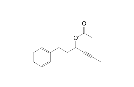 4-Acetoxy-6-phenylhex-2-yne