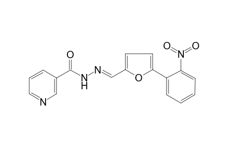 Pyridine-3-carbohydrazide, N2-[5-(2-nitrophenyl)furfur-2-ylideno]-
