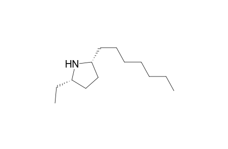 (+)-(2R,5S)-5-ethyl-2-heptylpyrrolidine