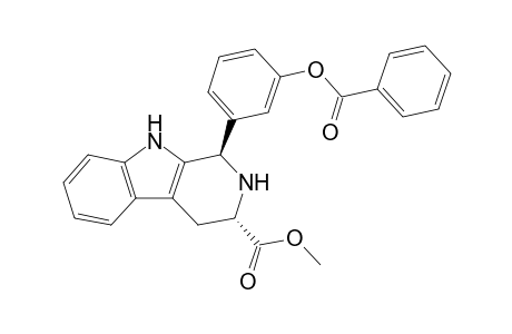 (1R,3S)-Methyl 1-(3-benzoyloxyphenyl)-2,3,4,9-tetrahydro-1H-pyrido[3,4-b]indole-3-carboxylate