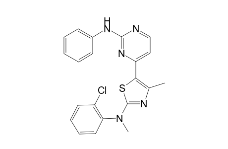 (4-{2-[(2-Chloro-phenyl)-(methyl)-amino]-4-methyl-thiazol-5-yl}-pyrimidin-2-yl)-phenyl-amine