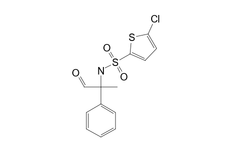 2-(5'-CHLOROTHIEN-2'-YL)-SULFONYLAMINO-2-PHENYLPROPIONALDEHYDE