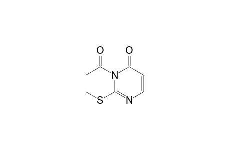 3-Acetyl-2-methylthio-3,4-dihydropirimidin-4-one