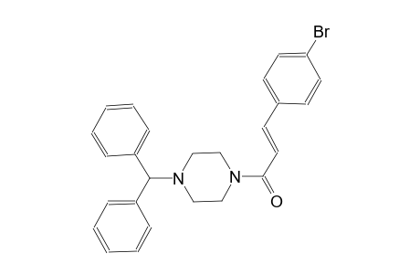 1-benzhydryl-4-[(2E)-3-(4-bromophenyl)-2-propenoyl]piperazine