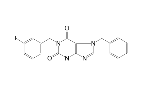 1H-purine-2,6-dione, 3,7-dihydro-1-[(3-iodophenyl)methyl]-3-methyl-7-(phenylmethyl)-