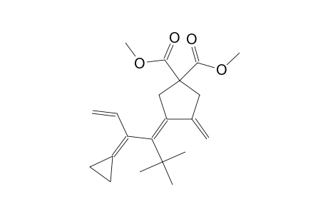 DIMETHYL-3-[(Z)-1'-(TERT.-BUTYL)-2'-CYCLOPROPYLIDENE-3'-BUTENYLIDENE]-4-METHYLENE-1,1-CYCLOPENTANEDICARBOXYALATE