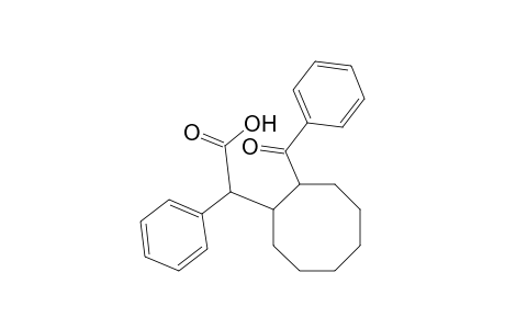 Cyclooctaneacetic acid, 2-benzoyl-.alpha.-phenyl-