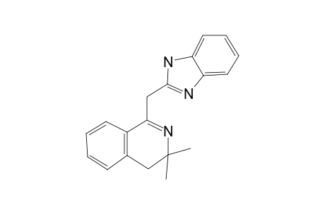 1-(1H-1,3-Benzodiazol-2-ylmethyl)-3,3-dimethyl-4H-isoquinoline