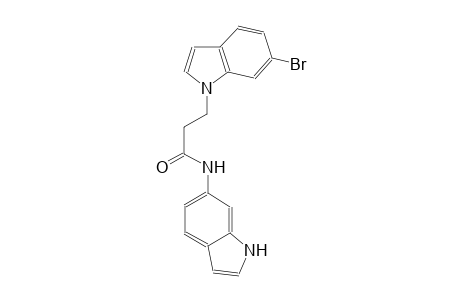 1H-indole-1-propanamide, 6-bromo-N-(1H-indol-6-yl)-