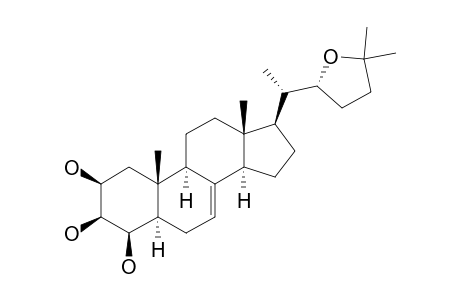 22(R),25-Epoxycholest-7-ene-2.beta,3.beta.,4.beta.-triol