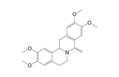8-Methylene-2,3,10,11-tetramethoxyberbine