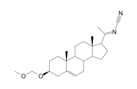 20-[N-(Cyanoimino)]-3.beta.-methoxymethoxy-5-pregnene