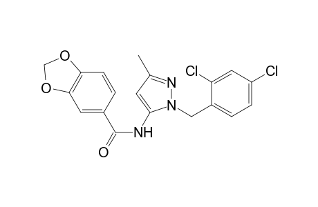 1,3-Benzodioxole-5-carboxamide, N-[1-[(2,4-dichlorophenyl)methyl]-3-methyl-1H-pyrazol-5-yl]-