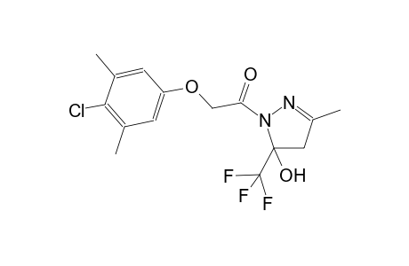 1-[(4-chloro-3,5-dimethylphenoxy)acetyl]-3-methyl-5-(trifluoromethyl)-4,5-dihydro-1H-pyrazol-5-ol