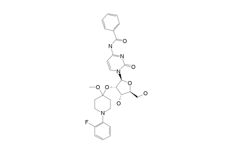 4-N-BENZOYL-2'-O-[1-(2-FLUOROPHENYL)-4-METHOXY-PIPERIDIN-4-YL]-CYTIDINE