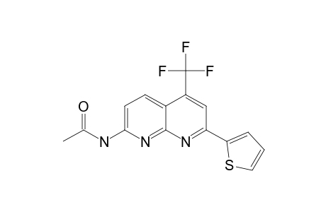 2-ACETYLAMINO-5-TRIFLUOROMETHYL-7-(2-THIENYL)-1,8-NAPHTHYRIDINE