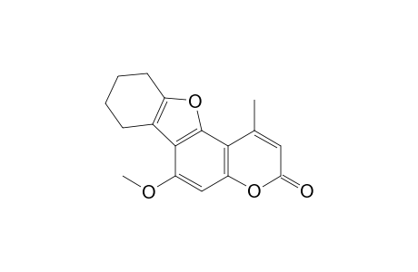 6-Methoxy-1-methyl-7,8,9,10-tetrahydro-[1]benzofuro[2,3-f]chromen-3-one