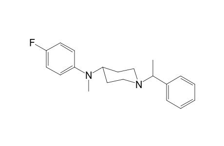 N-4-Fluorophenyl-N-methyl-1-(1-phenylethyl)piperidin-4-amine