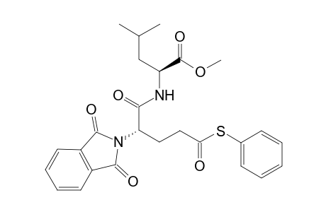 4-Phenylthiocarbonyl-2-(N-phthaloyl)-N-[1-(methoxycarbonyl)-3-methylbutyl]butanamide