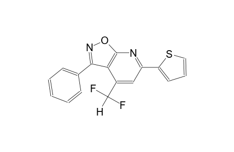 isoxazolo[5,4-b]pyridine, 4-(difluoromethyl)-3-phenyl-6-(2-thienyl)-