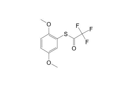 2,5-Dimethoxythiophenol, S-trifluoroacetyl-