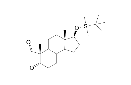 17-.beta.-tert-Butyldimethylsilyloxy-10-formyl-des-A-androstan-5-one