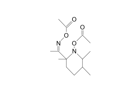 2-(1-Acetoxyimino-ethyl)-2,5,6-trimethyl-piperidinol acetate