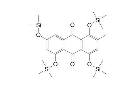1,4,5,7-Tetrahydroxy-2-methylanthraquinone tetraTMS